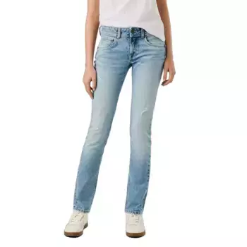 Джинсы Pepe Slim Iconic Brooke low waist, синий