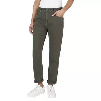 Джинсы Pepe Tapered Fit High Waist, зеленый