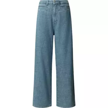 Джинсы Pepe Tweed Straight high waist, синий