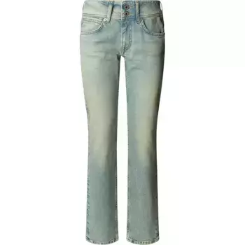 Джинсы Pepe Venus Slim low waist, зеленый
