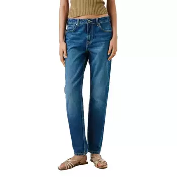 Джинсы Pepe Violet Tapered high waist, синий