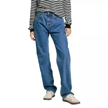 Джинсы Pepe W11 Boyfriend low waist, синий