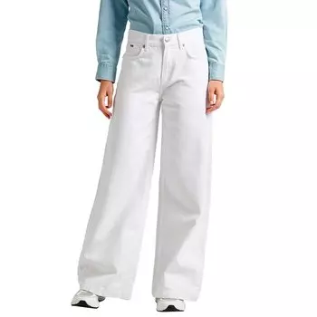 Джинсы Pepe Wide Leg Fit Coated, белый
