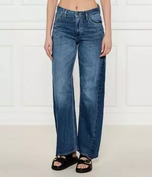 Джинсы перекресток супер Boyfriend fit Boss, синий