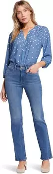Джинсы Petite High-Rise Marilyn Straight in Fairmont NYDJ, цвет Fairmont
