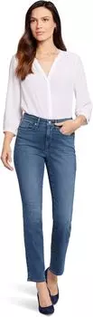 Джинсы Petite High-Rise Sheri Slim in Landslide NYDJ, цвет Landslide
