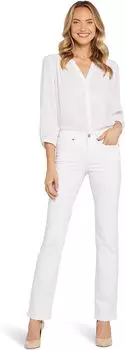 Джинсы Petite Marilyn Straight in Optic White NYDJ, цвет Optic White