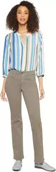 Джинсы Petite Marilyn Straight in Ripe Olive NYDJ, цвет Ripe Olive
