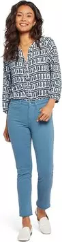 Джинсы Petite Sheri Ankle Fray Hem in Artist Blue NYDJ, цвет Artist Blue
