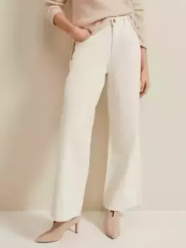 Джинсы Phase Eight Lorelei Cotton Wide Leg, цвет natural