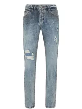 Джинсы Philipp Plein Cars Racing, синий