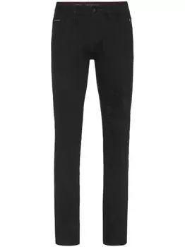 Джинсы Philipp Plein с драконами, черный