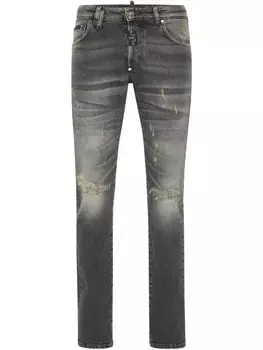 Джинсы Philipp Plein Super прямого покроя, черный