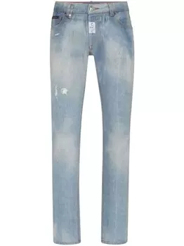 Джинсы Philipp Plein супер-прямые, синий