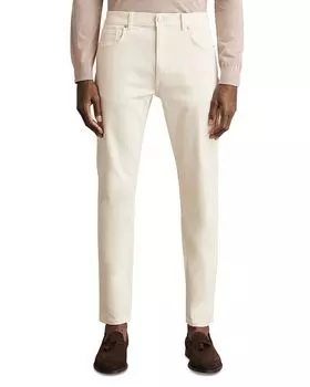 Джинсы Picton Slim Fit белого цвета REISS, белый