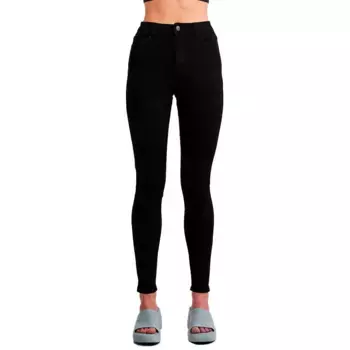 Джинсы Pieces Dana Skinny Fit Bl102 high waist, черный