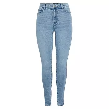 Джинсы Pieces Dana Skinny Fit Lb302 high waist, синий