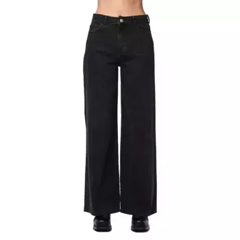 Джинсы Pieces Selma Wide Leg high waist, черный