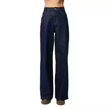 Джинсы Pieces Selma Wide Leg high waist, синий