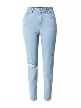 Джинсы PIECES Tapered Jeans Leah, синий деним