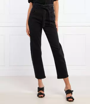 Джинсы Pinko carla 2 carrot fit, черный