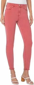 Джинсы Piper Hugger Ankle Fray Hem 28" in Rosebud Liverpool Los Angeles, цвет Rosebud