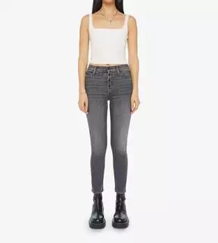 Джинсы Pixie Mid Rise Dazzler Ankle Jean In Up In Smoke Mother