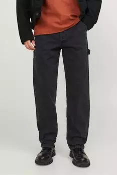Джинсы плотника свободного кроя Jack & Jones, черный
