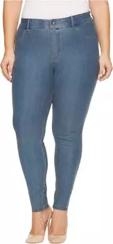 Джинсы Plus Size Essential Denim Leggings HUE, цвет Stone Acid Wash