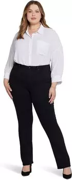 Джинсы Plus Size High-Rise Billie Slim Bootcut in Huntley NYDJ, цвет Huntley