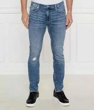 Джинсы подойдут. Slim fit Hugo Blue, синий