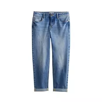 Джинсы-подружки средней посадки SO для девочек 6–20 лет стандартного и большого размера SO