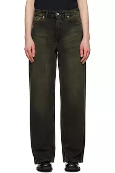 Джинсы полного кроя Our Legacy, черный