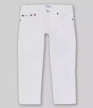 Джинсы Polo Ralph Lauren Little Boys 2T-7 Sullivan из эластичного денима со средней посадкой, белый
