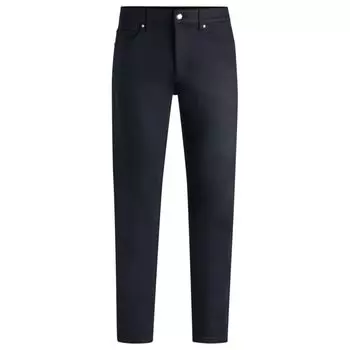 Джинсы Porsche x Tapered-fit из эластичного синего денима BOSS