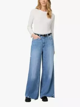 Джинсы portia с высокой посадкой и широкими штанинами PAIGE, цвет Rumors W/ Rock Hem