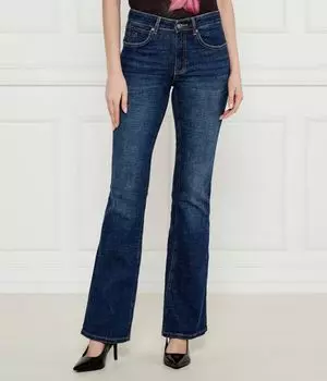 Джинсы порваны. Flare fit Desigual, синий