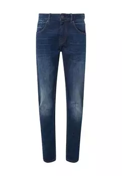 Джинсы пятикарманные, поношенные, потертые, мужские PME LEGEND, синий