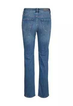 Джинсы пятикарманные с лейблом женские VERO MODA, цвет Medium Blu