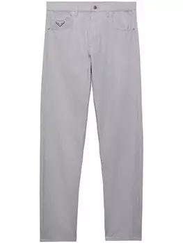 Джинсы Prada с низкой посадкой, серый