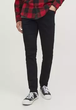 Джинсы приталенного кроя GLENN ICON Jack & Jones, черный деним