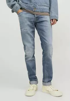 Джинсы приталенного кроя Jack & Jones, цвет blue denim