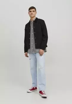 Джинсы приталенного кроя JJICHRIS ORIGINAL SBD 120 SN Jack & Jones, синий деним