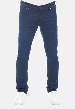 Джинсы приталенного кроя JJIGLENN Jack & Jones, цвет blue denim