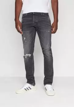 Джинсы приталенного кроя JJIGLENN JJORIGINAL Jack & Jones, цвет grey denim