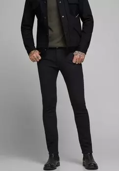 Джинсы приталенного кроя JJIGLENN JJORIGINAL Jack & Jones, черный деним
