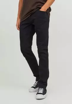 Джинсы приталенного кроя JJIGLENN JJORIGINAL Jack & Jones, черный деним