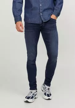 Джинсы приталенного кроя JJIGLENN JJORIGINAL Jack & Jones, синий деним