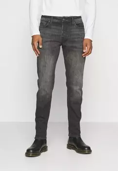 Джинсы приталенного кроя JJIMIKE JJORIGINAL Jack & Jones, черный деним