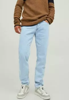 Джинсы приталенного кроя JJIMIKE ORIGINAL Jack & Jones, синий деним